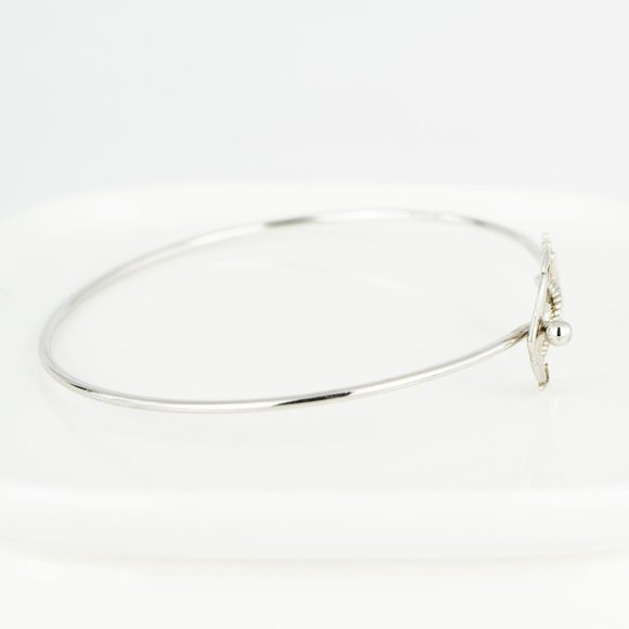 Sterling Silver Anchor Bracelet Nautical Rope Marked 925 Tested Delicate Dainty - Picture 5 of 7